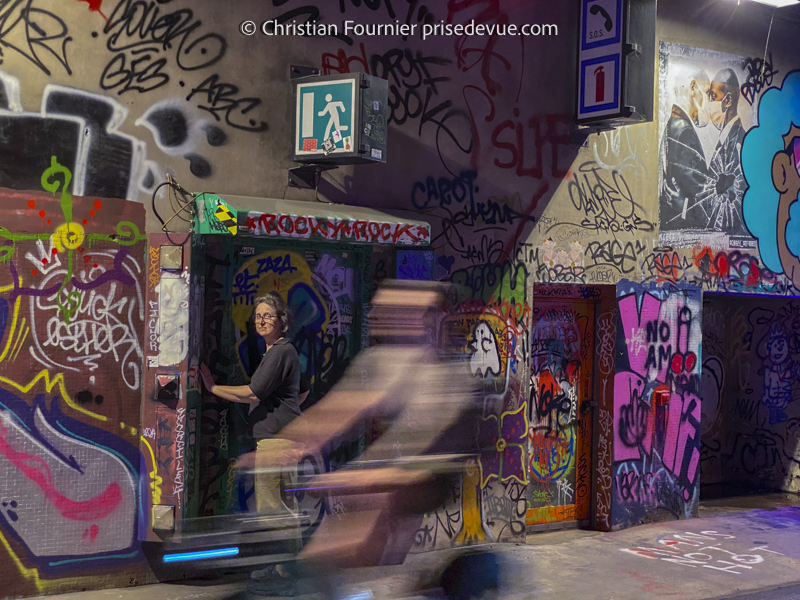 Tapisserie murale Selfie amoureux : décoration street art